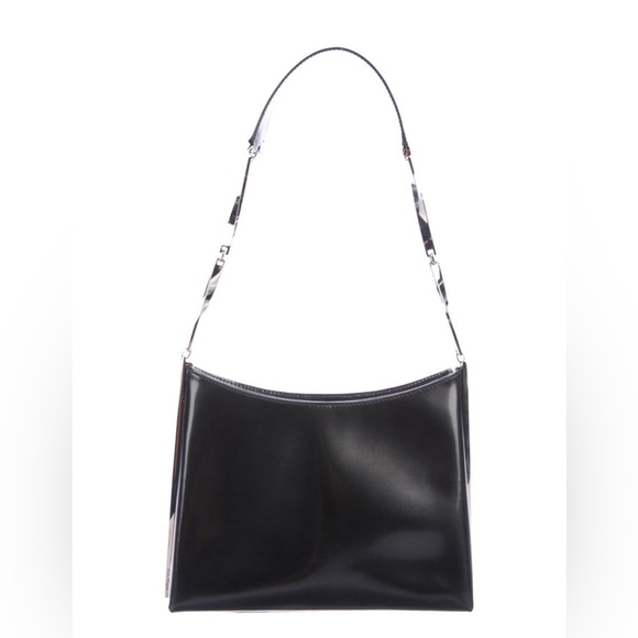SALVATORE FERRAGAMO Patent Leather Handbag. - Picture 4 of 5
